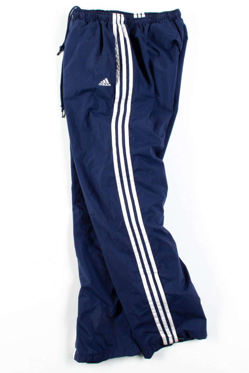 Navy Adidas 3 Stripe Track Pants