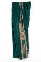 Green & Tan Adidas Side Snap Track Pants (sz. S)