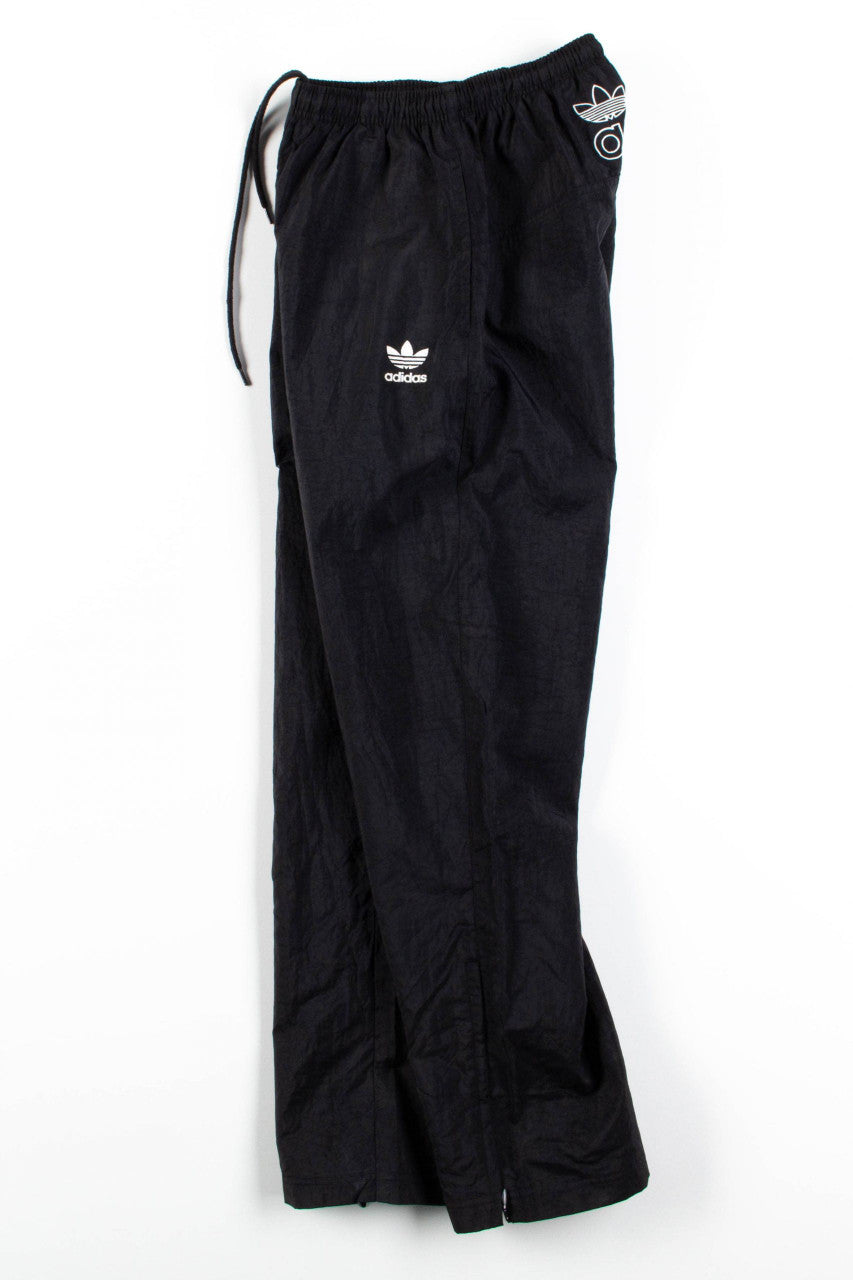 Black Adidas Back Logo Track Pants