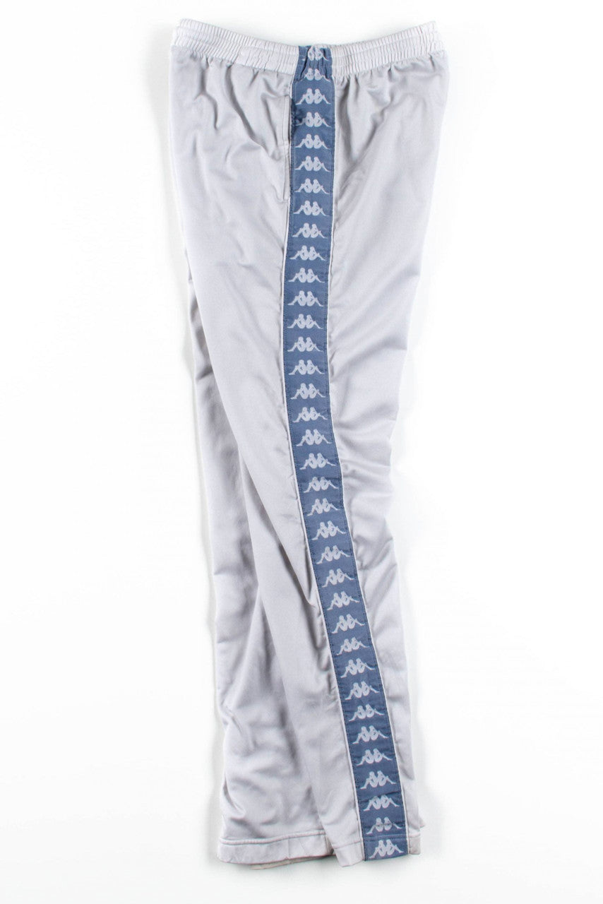 Silver Kappa Track Pants (sz. M)