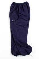 Bootleg Navy Nike Track Pants