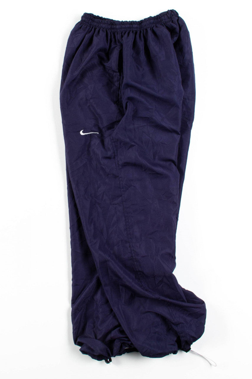 Bootleg Navy Nike Track Pants