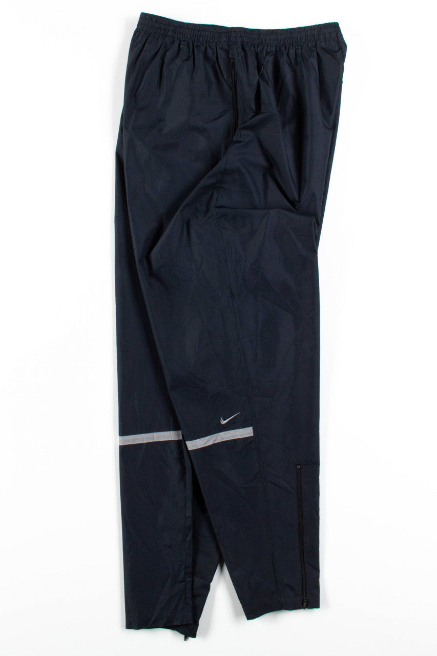 Black Reflective Nike Track Pants (sz. L)