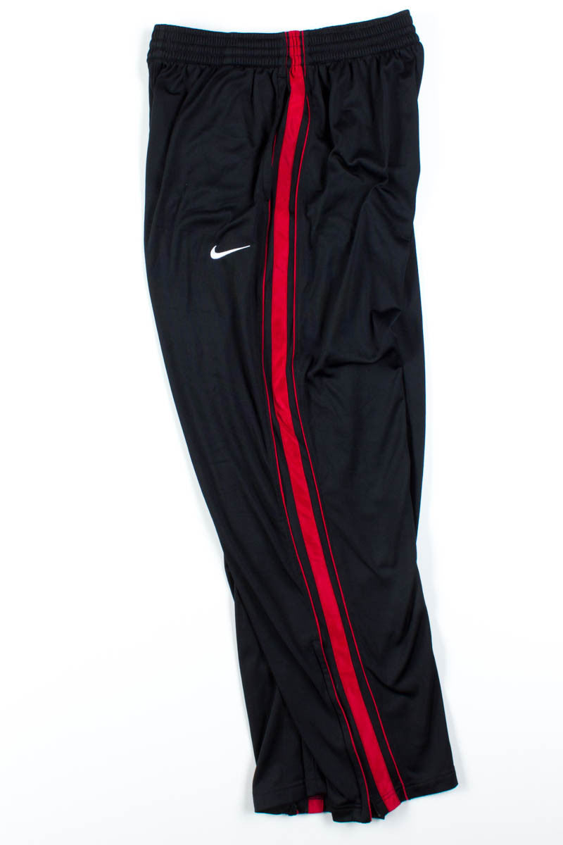 nike white stripe joggers