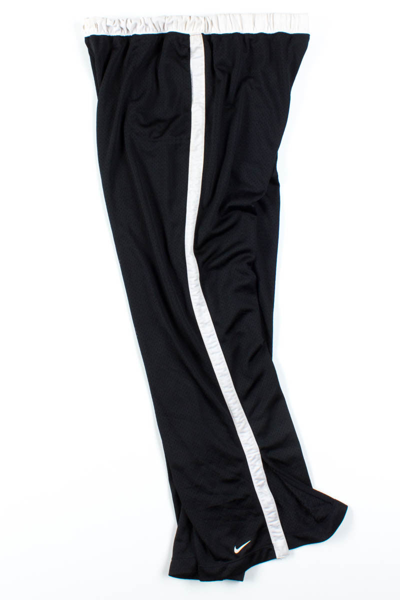 Black Mesh Nike Track Pants