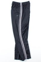 Grey Striped Nike Track Pants