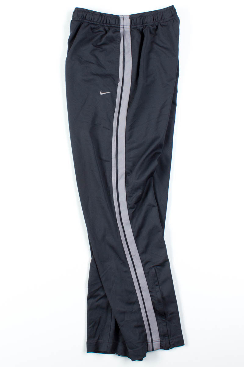 Grey Striped Nike Track Pants