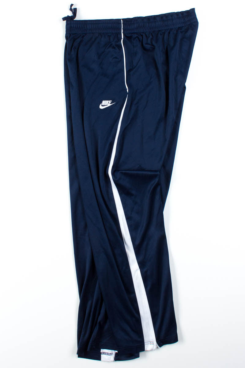 Navy Nike Striped Track Pants