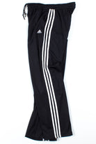 Black Adidas Three Stripe Track Pants