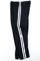 Black & White Striped Nike Track Pants
