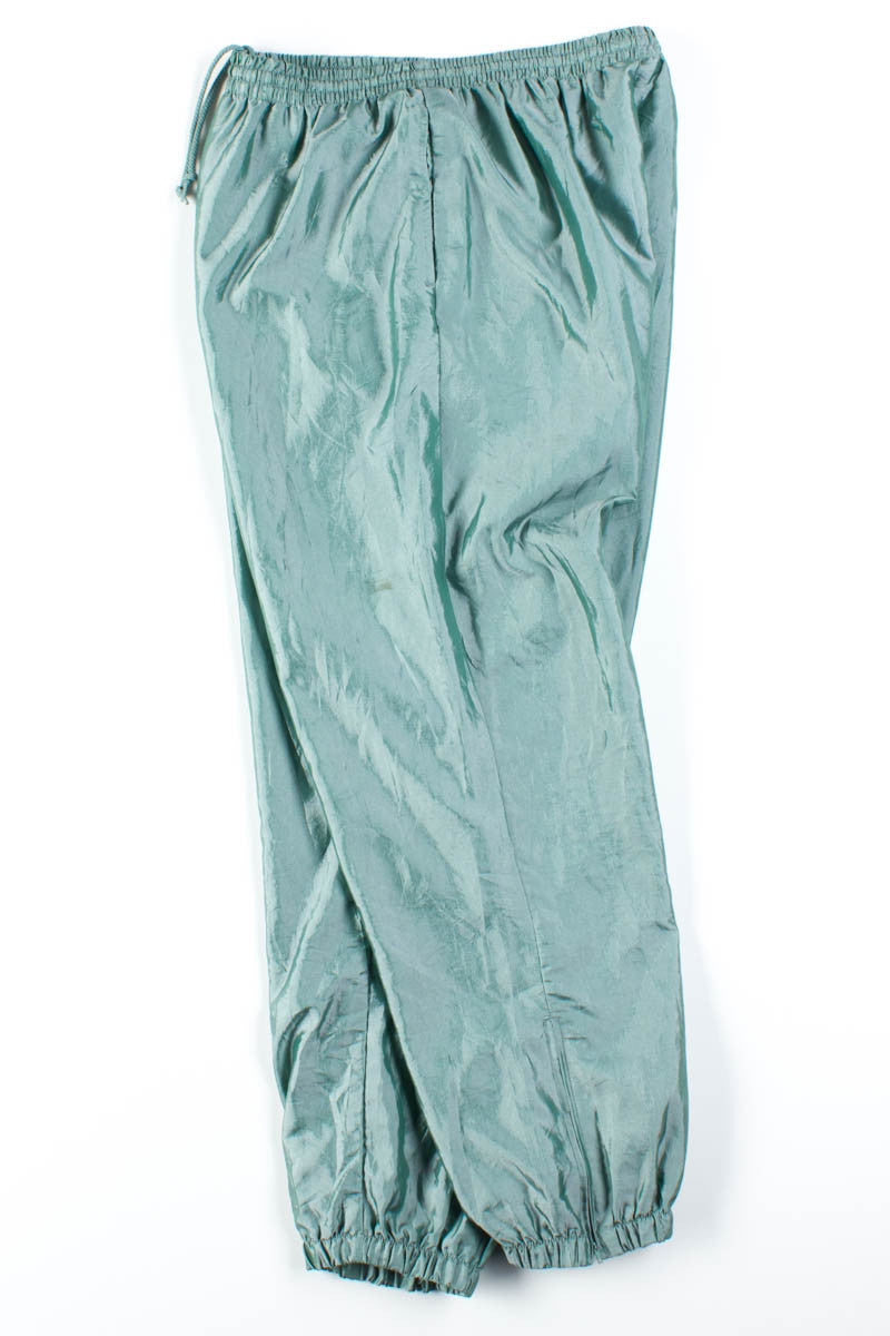 Mint Nylon Track Pants