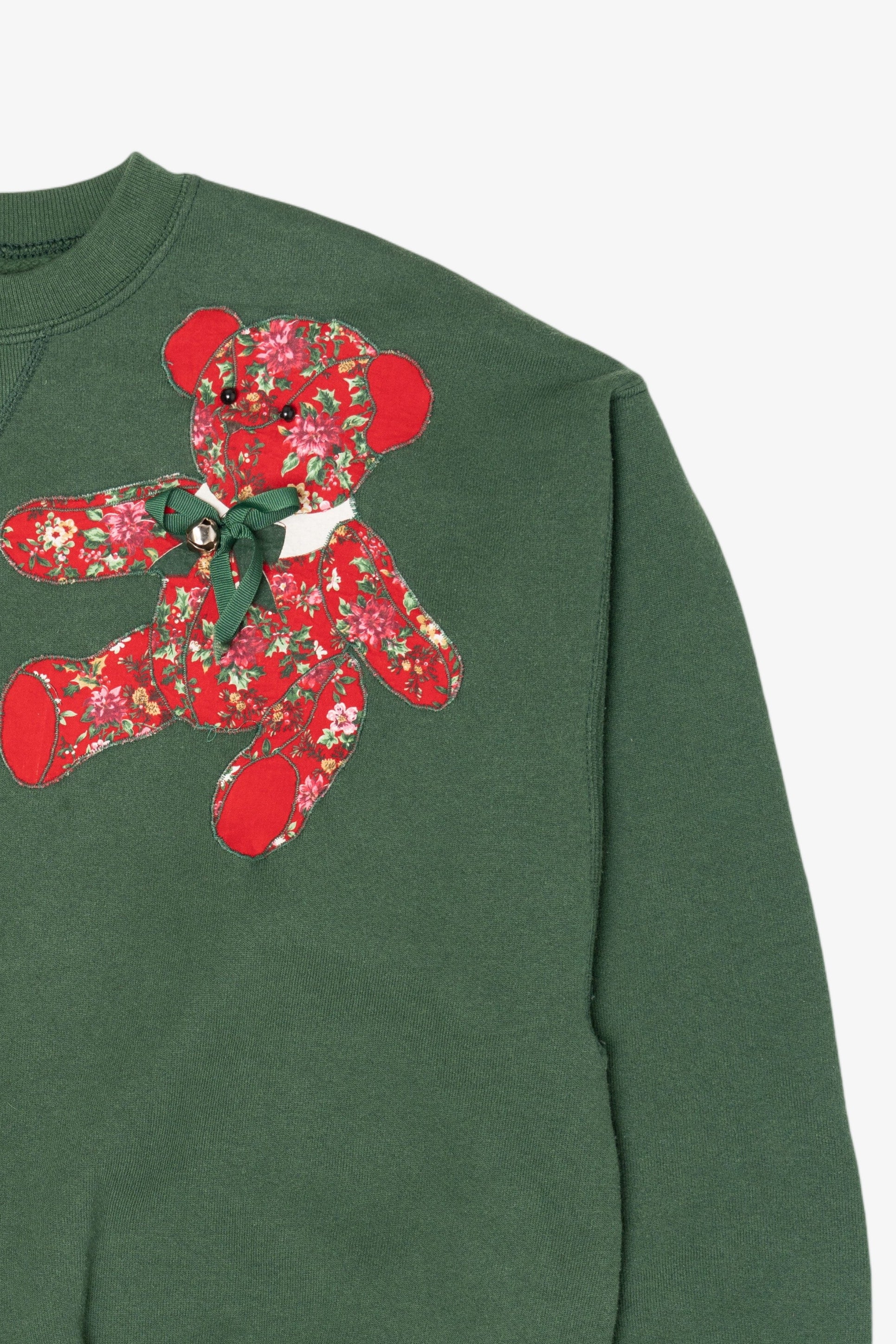 Green Teddy Bear With Bow Sweatshirt (2010s)