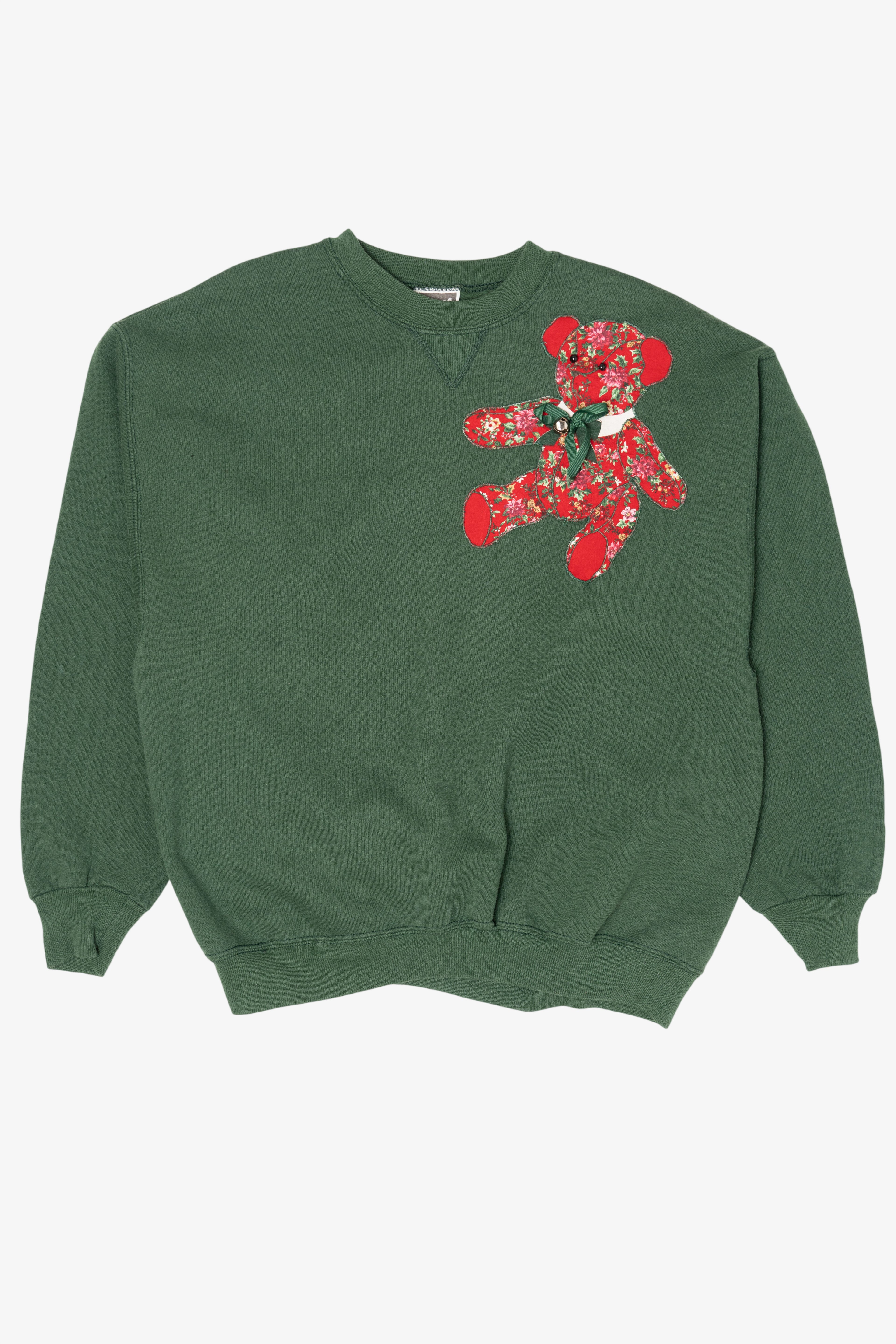 Green Teddy Bear With Bow Sweatshirt (2010s)