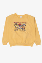 Yellow "Cattitude" Bad Cats Sweatshirt