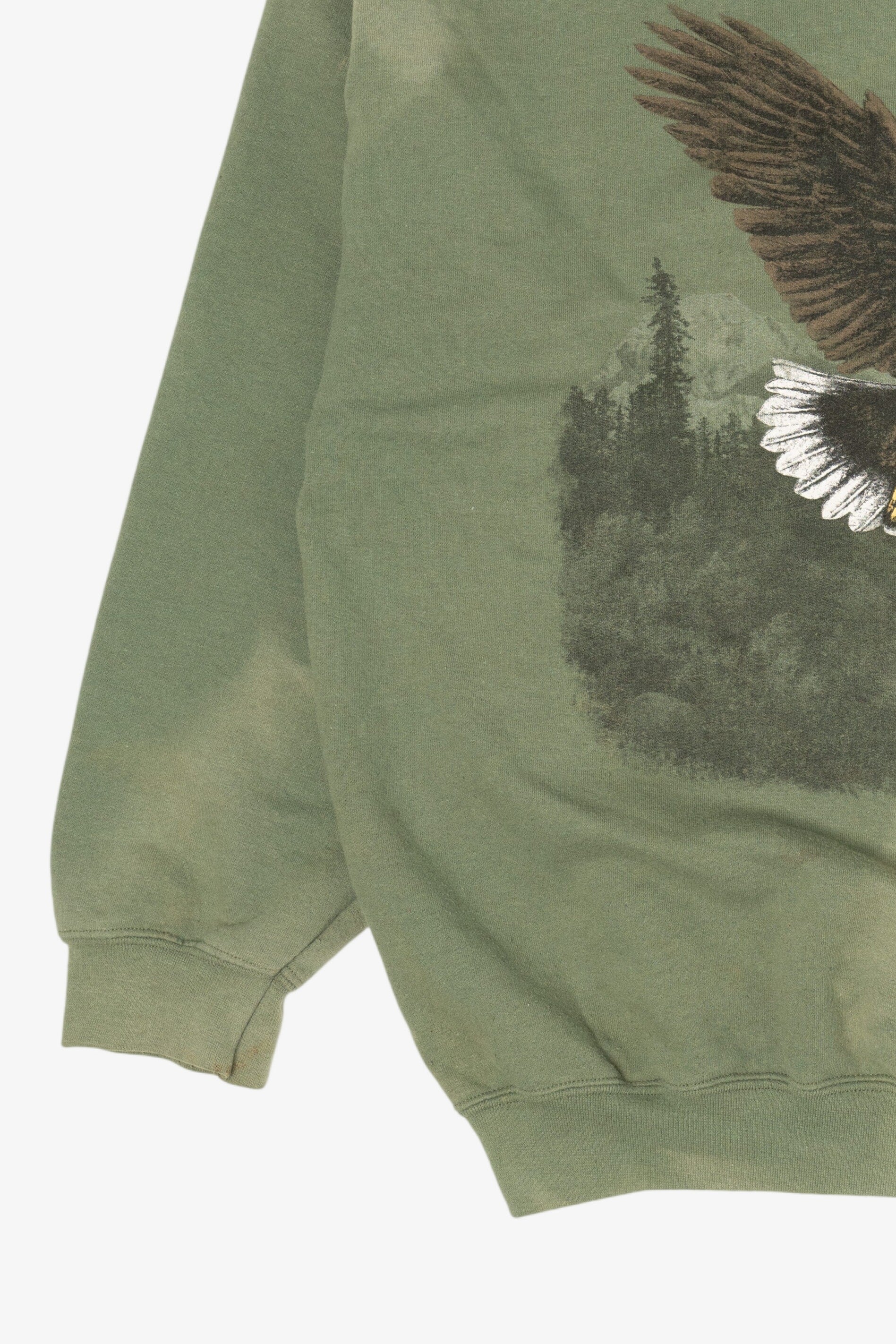 Green American Bald Eagle Sweatshirt (2010s)