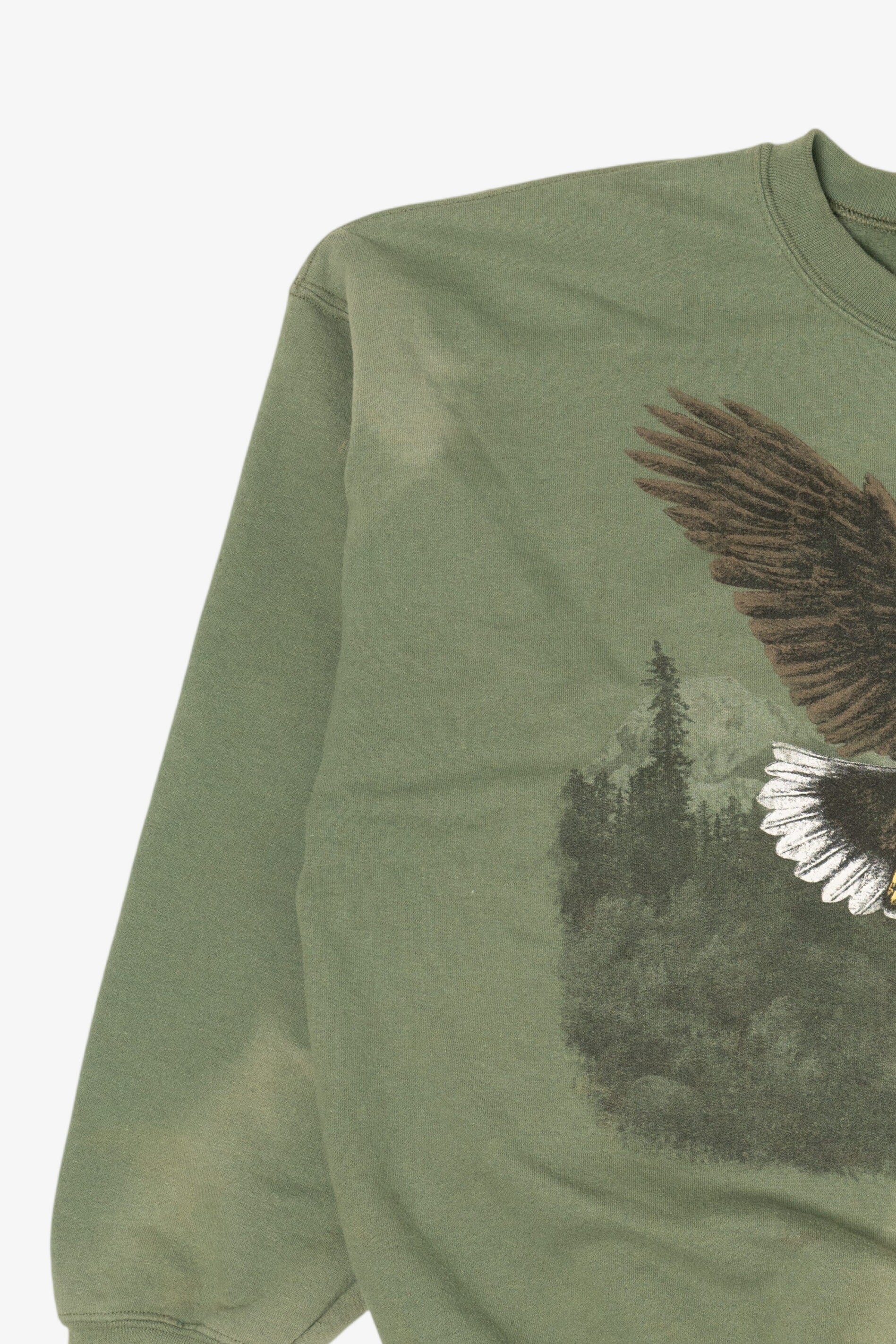 Green American Bald Eagle Sweatshirt (2010s)