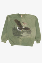 Green American Bald Eagle Sweatshirt (2010s)