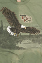 Green American Bald Eagle Sweatshirt (2010s)