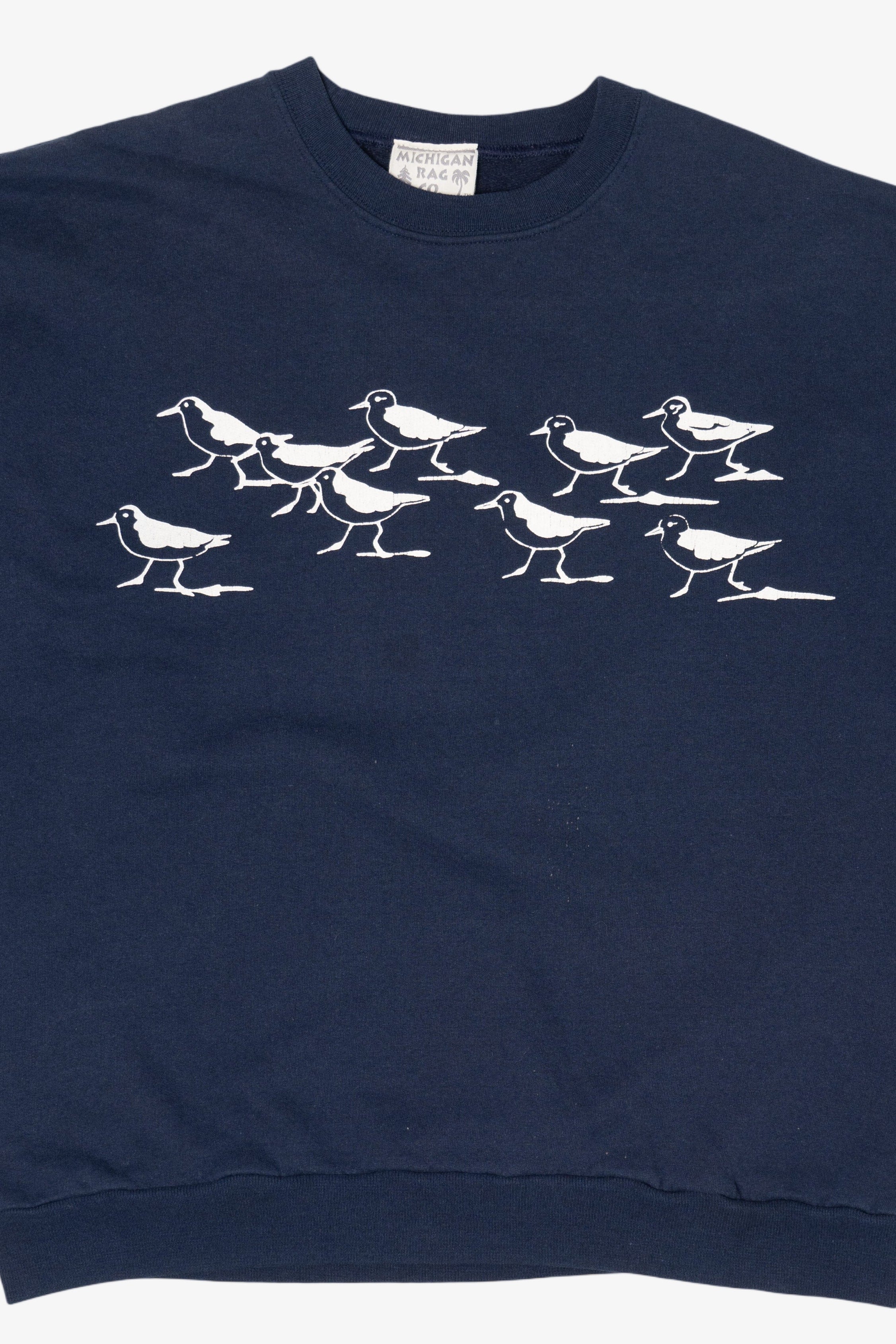 Vintage Flock Of Birds Michigan Rag Co. Sweatshirt (1990s)