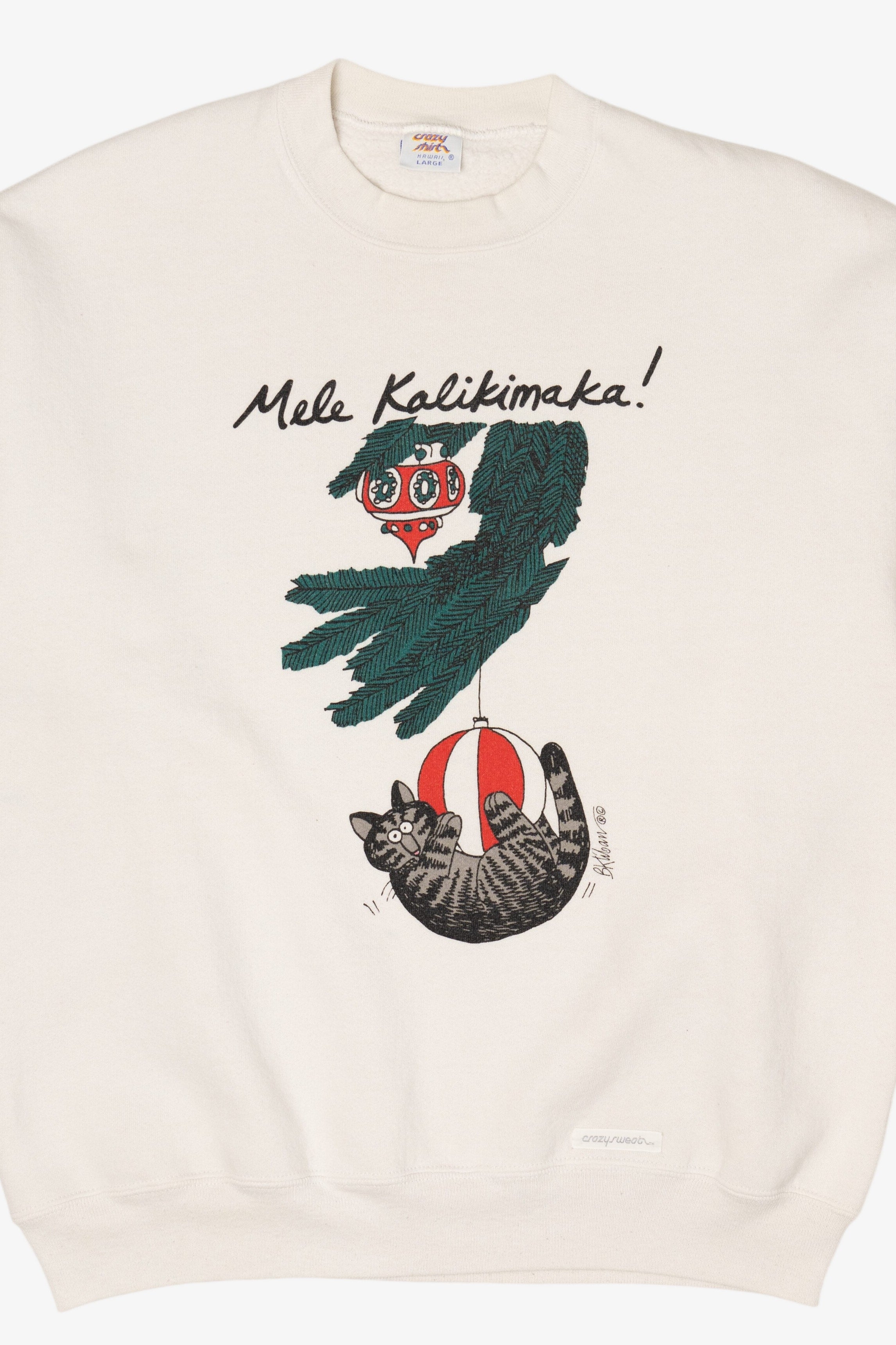 Vintage Mele Kalikimaka Sweatshirt (1990s)