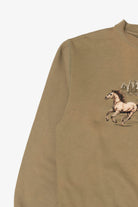 Bit & Bridle Embroidered Horses Sweatshirt