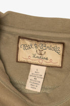 Bit & Bridle Embroidered Horses Sweatshirt
