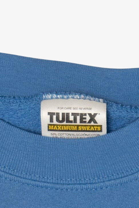 Vintage Blue Kittens And Flowerpots Tultex Sweatshirt (2000s)