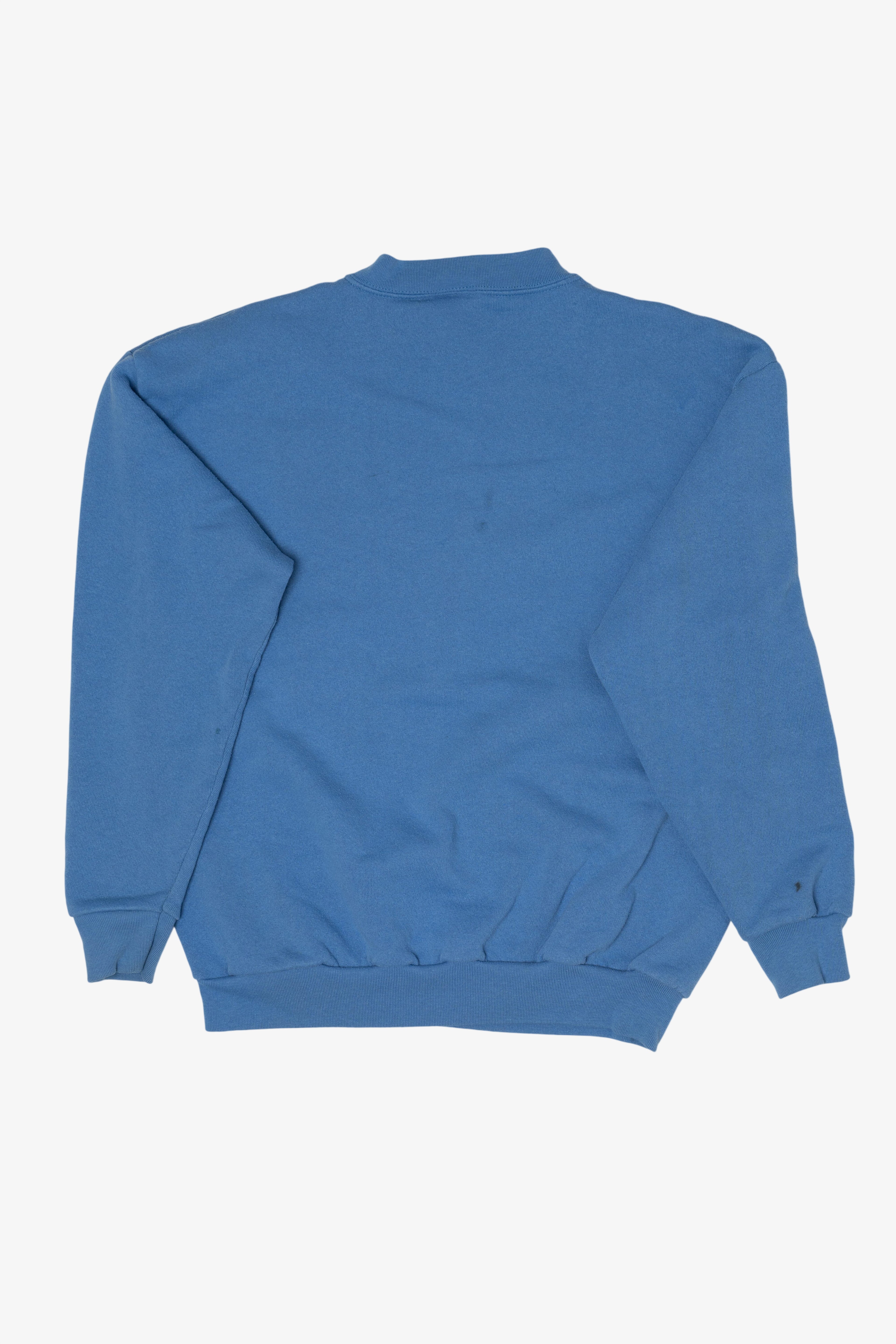 Vintage Blue Kittens And Flowerpots Tultex Sweatshirt (2000s)