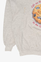Vintage "Cats Are The Chocolate Chips In the Cookie Of Life" Sweatshirt (1990s)