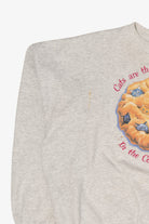 Vintage "Cats Are The Chocolate Chips In the Cookie Of Life" Sweatshirt (1990s)