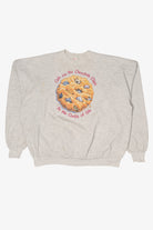 Vintage "Cats Are The Chocolate Chips In the Cookie Of Life" Sweatshirt (1990s)