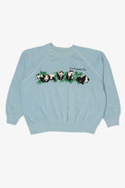 Vintage Los Angeles Zoo Pandas Raglan Sweatshirt (1980s)