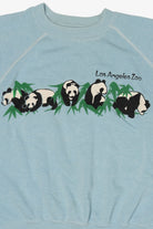 Vintage Los Angeles Zoo Pandas Raglan Sweatshirt (1980s)