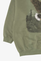 Green American Bald Eagle Sweatshirt