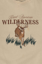 Vintage Embroidered Great American Wilderness Deer Buck Sweatshirt (2000s)