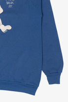 Vintage Blue "My Idea Of Exercise" Funny Bunny Raglan Sweatshirt (1990s)