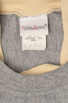 Vintage Gray Embroidered Kitten And Flowers Sweatshirt (1990s)