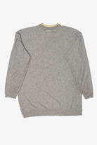 Vintage Gray Embroidered Kitten And Flowers Sweatshirt (1990s)