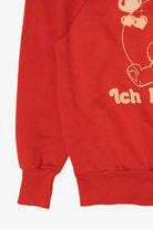 Vintage Red "Ich Liebe Dich" I Love You Teddy Bear Raglan Sweatshirt (1980s)