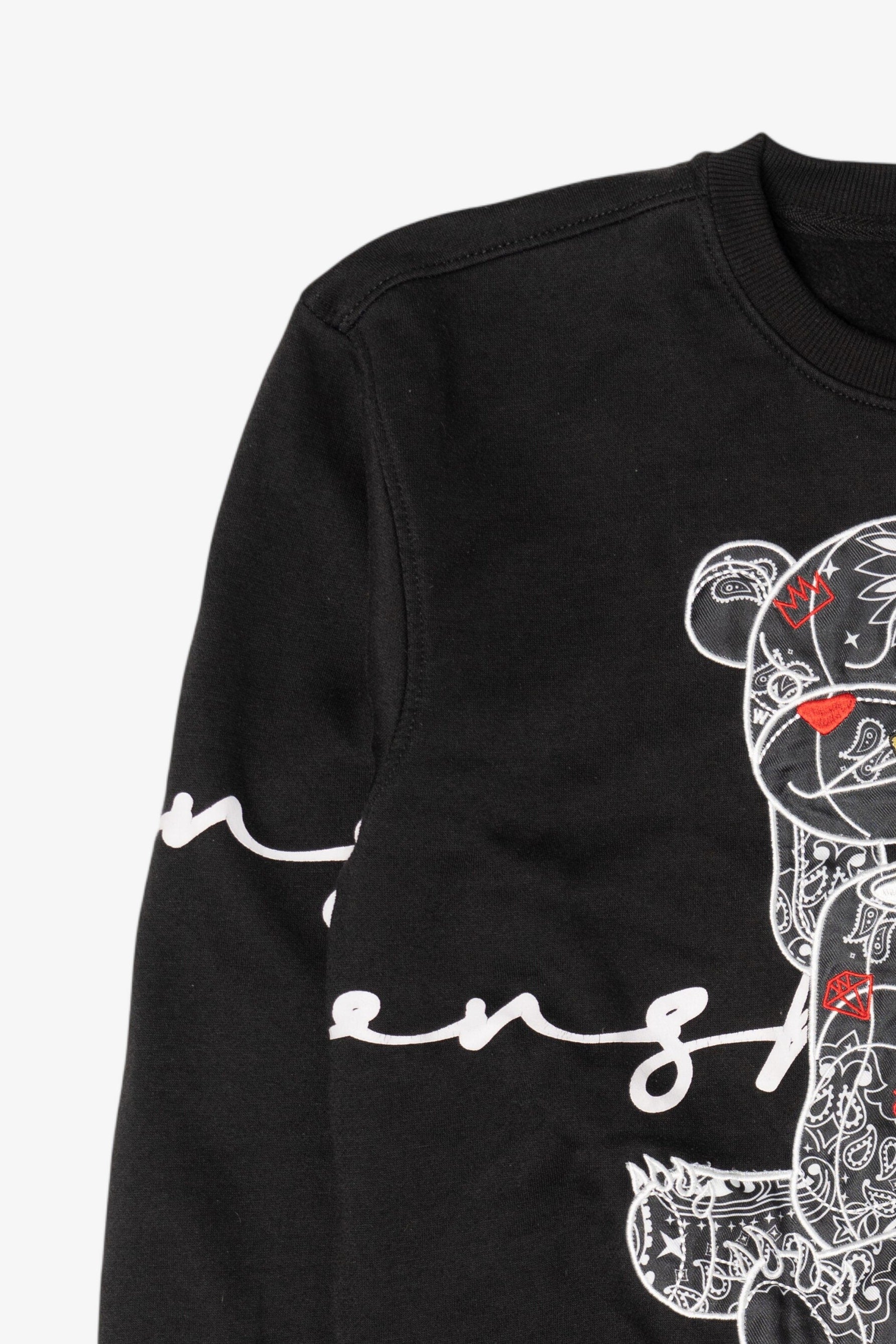 Black Screenshot Teddy Bear Sweatshirt (2020s)