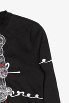 Black Screenshot Teddy Bear Sweatshirt (2020s)
