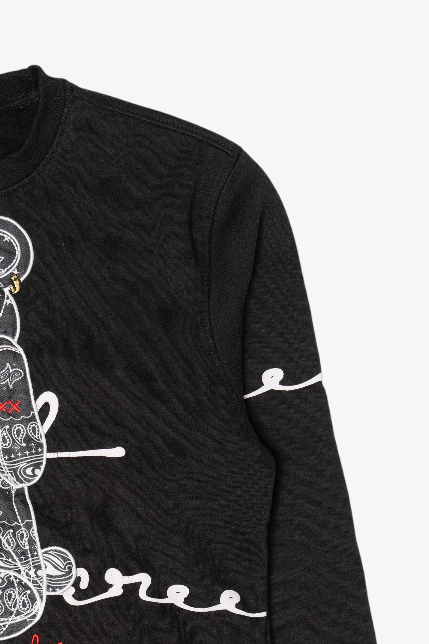 Black Screenshot Teddy Bear Sweatshirt (2020s)