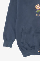 Vintage Embroidered Otter "Monterey" Plaid Lined Hooded Sweatshirt (1990s)
