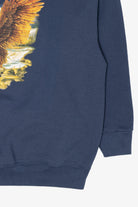 Vintage Navy Blue Bald Eagle Sweatshirt (1990s)