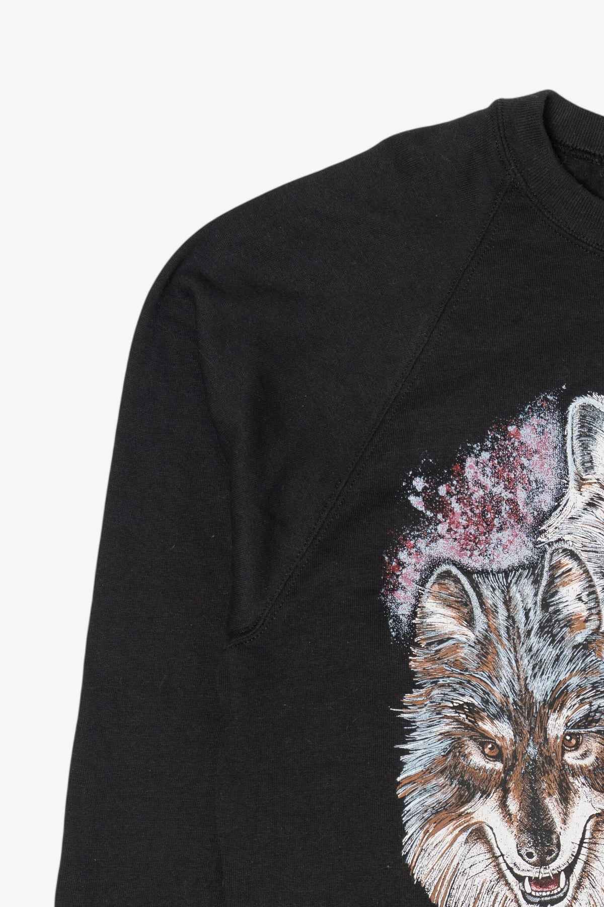 Vintage Three Wolves Raglan Sweatshirt (1990s)