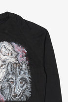 Vintage Three Wolves Raglan Sweatshirt (1990s)