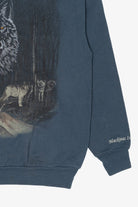 Vintage Embroidered Blue Wolves Sweatshirt (1990s)