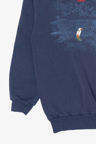 Vintage Embroidered Navy Blue Hilton Head Island Sweatshirt (1990s)
