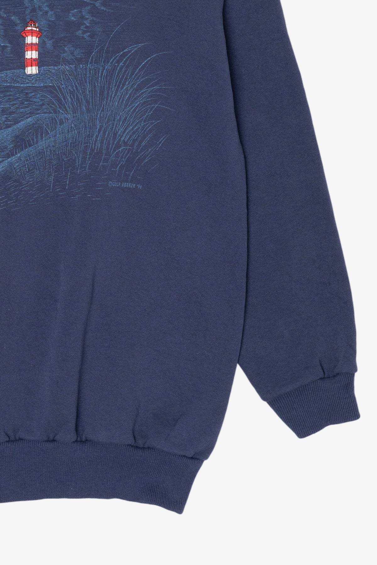 Vintage Embroidered Navy Blue Hilton Head Island Sweatshirt (1990s)