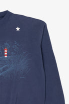 Vintage Embroidered Navy Blue Hilton Head Island Sweatshirt (1990s)